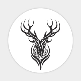 Stag Deer Animal Freedom World Wildlife Wonder Vector Graphic Magnet